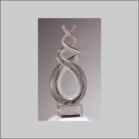 Hand Blown Art Glass Sculpture Award