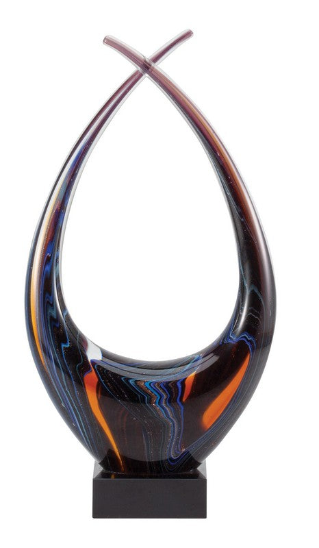 13.25" Art Glass Sculpture