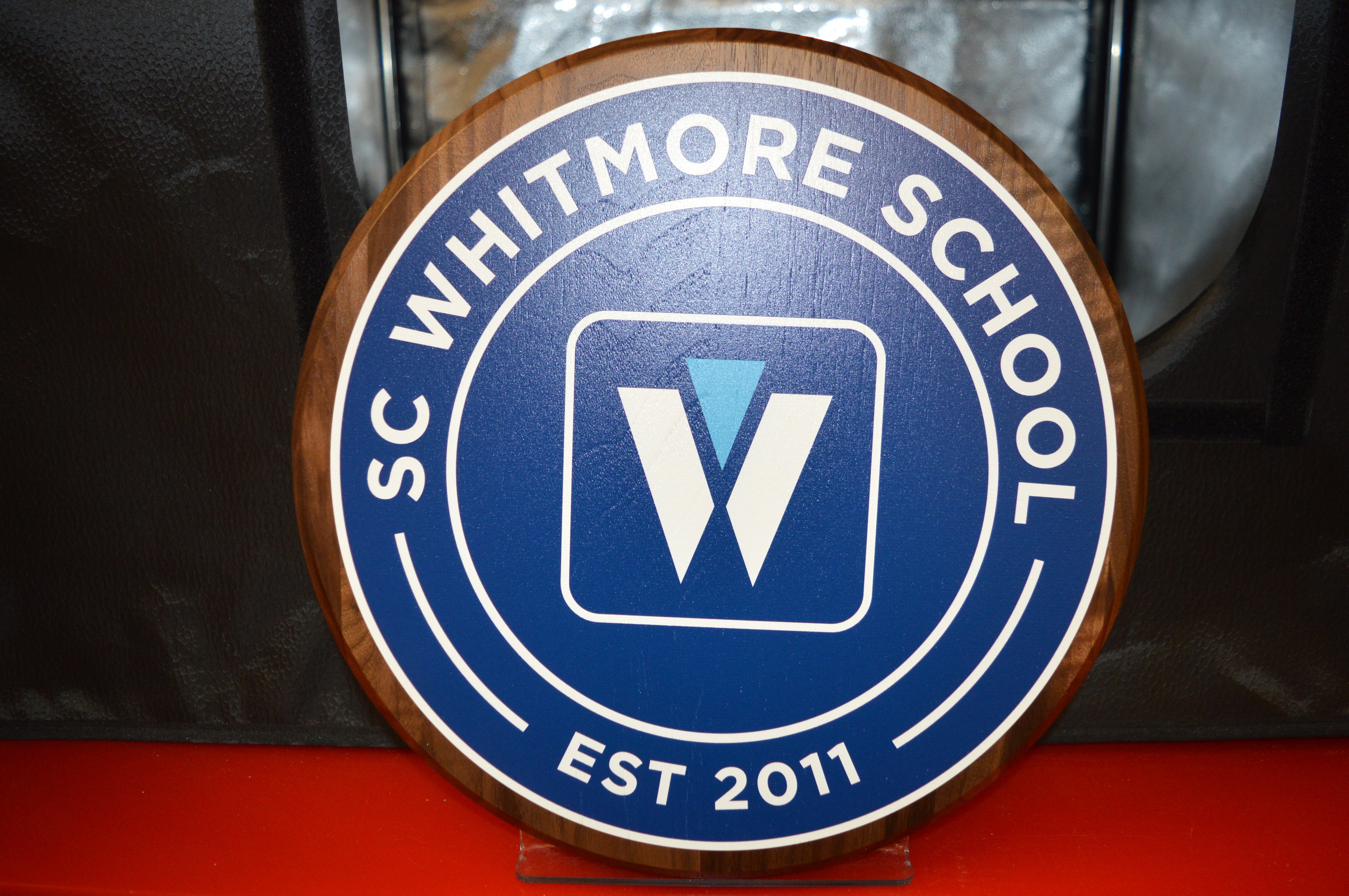 12" Walnut Podium Seal