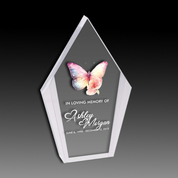 Diamond Acrylic With Color Edges