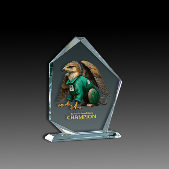 Slanted Glass Pentagon Award