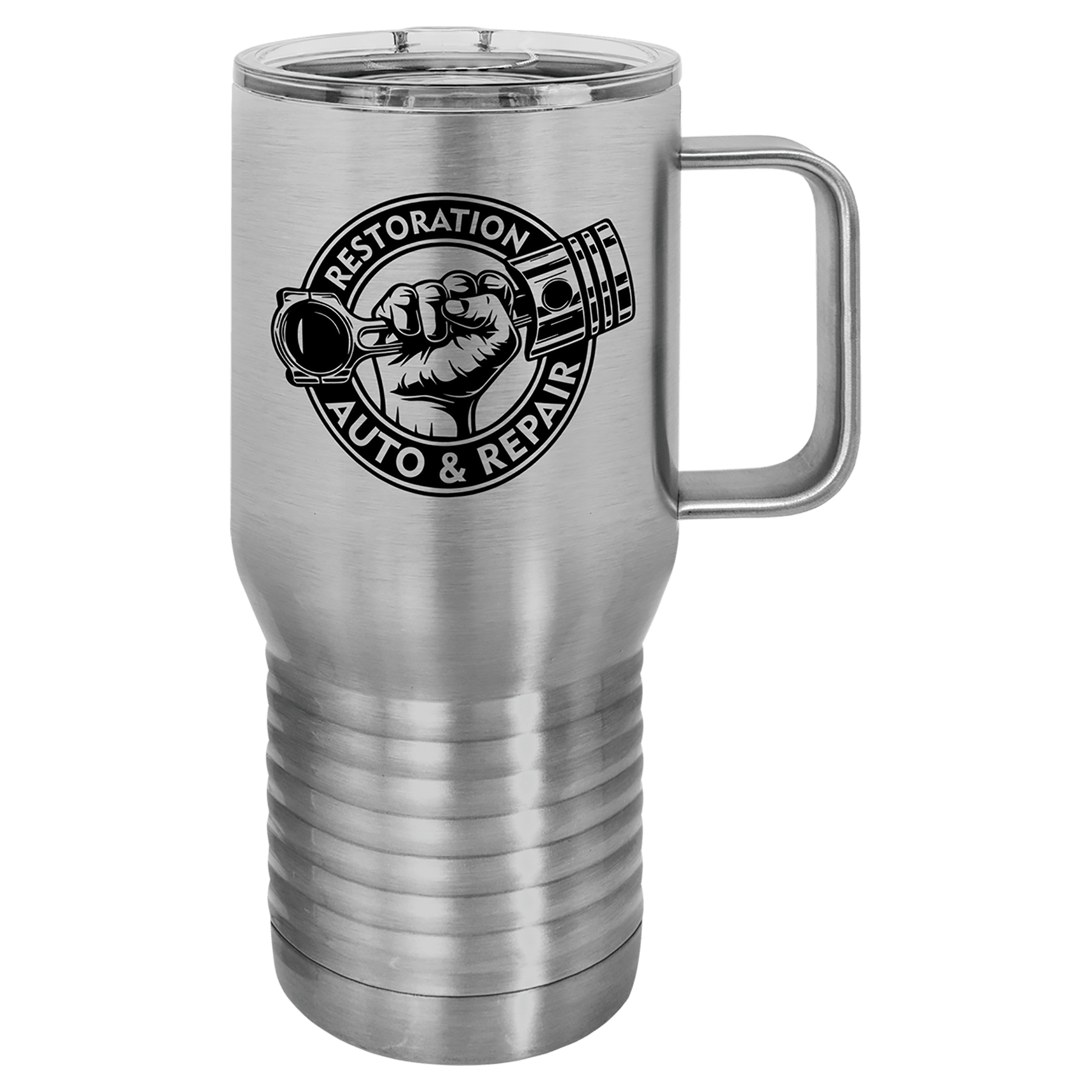 20 Oz. Stainless Steel Vacuum Insulated Travel Mug With Slider Lid