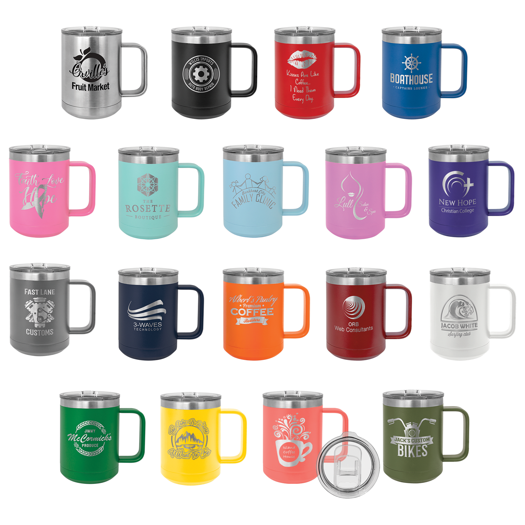 Polar Camel 15 Oz. Vacuum Insulated Mug