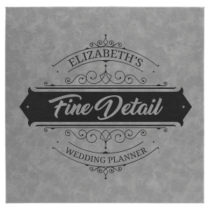 14" X 14" Laserable Leatherette Wall Decor With Sawtooth Hanger