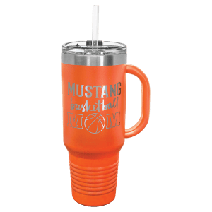 Polar Camel 40 Oz. Travel Mug With Handle, Straw Included