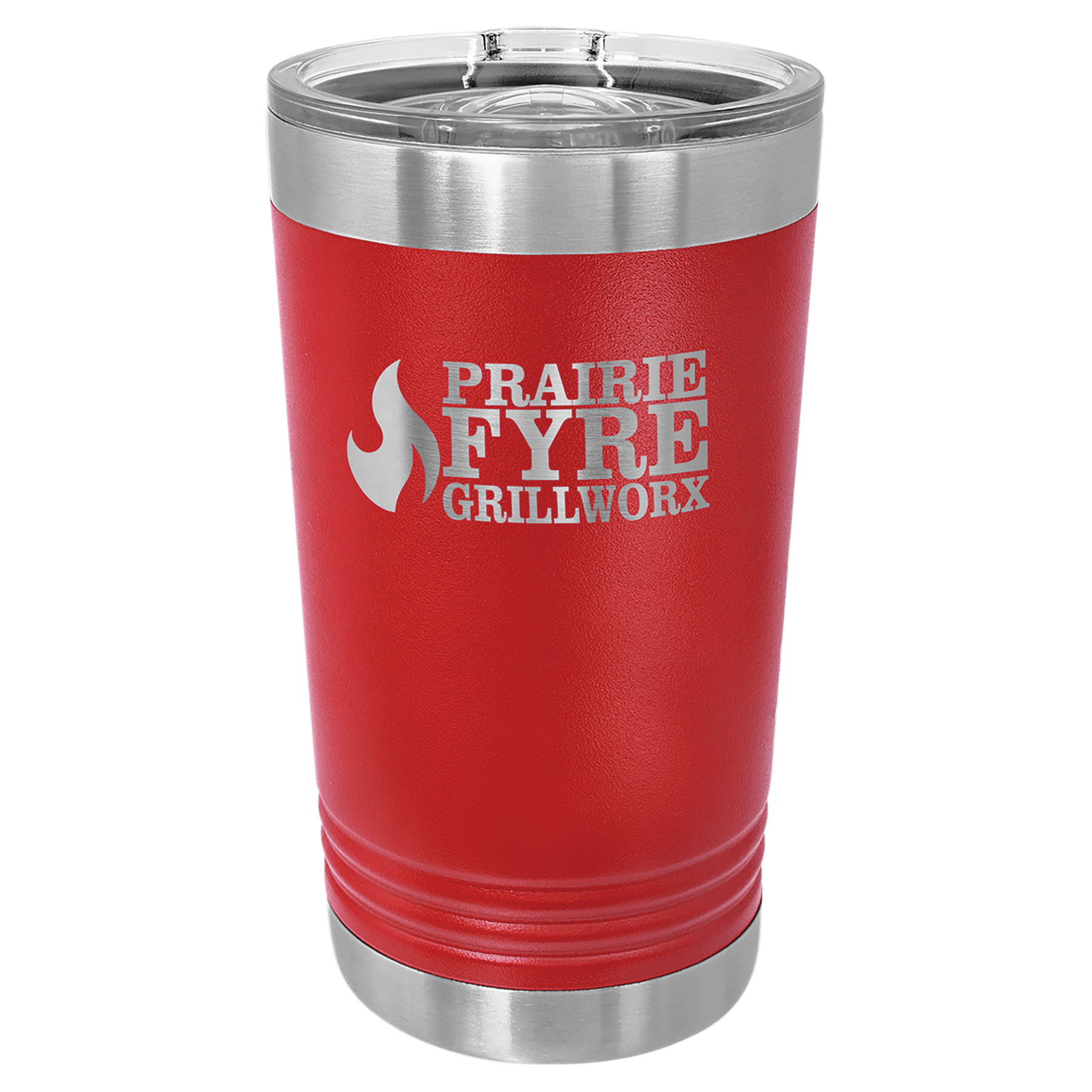 16 Oz. Stainless Steel Pint With Slider Lid