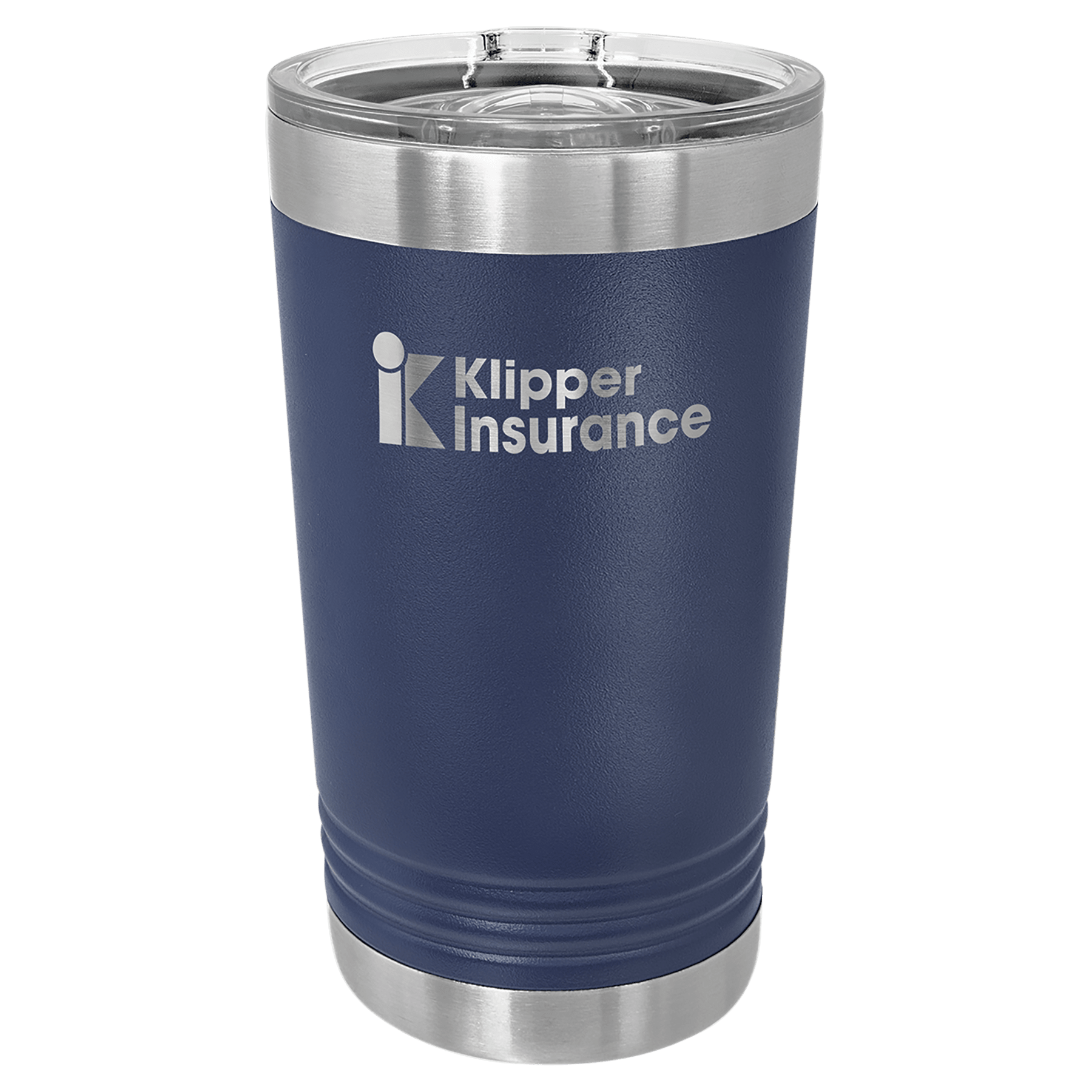 16 Oz. Stainless Steel Pint With Slider Lid