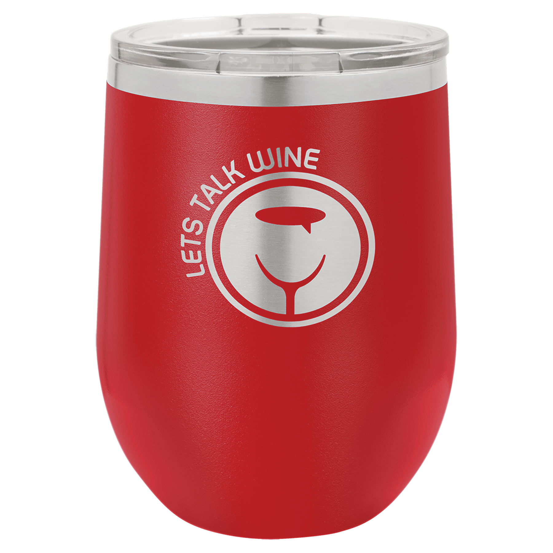 12 Oz. Stainless Steel Vacuum Insulated Stemless Wine Tumbler With Lid