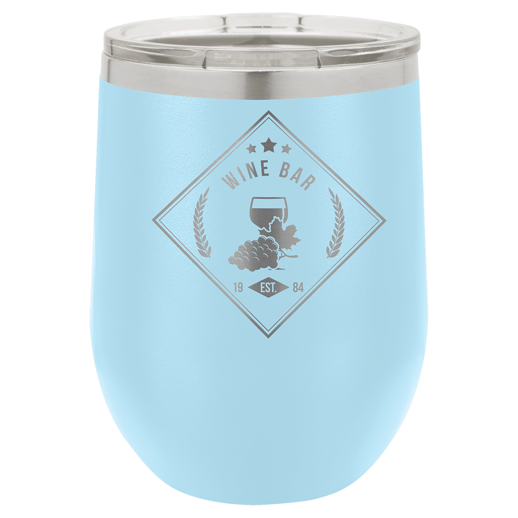 Polar Camel 12 oz. Vacuum Insulated Stemless Wine Tumbler with Lid