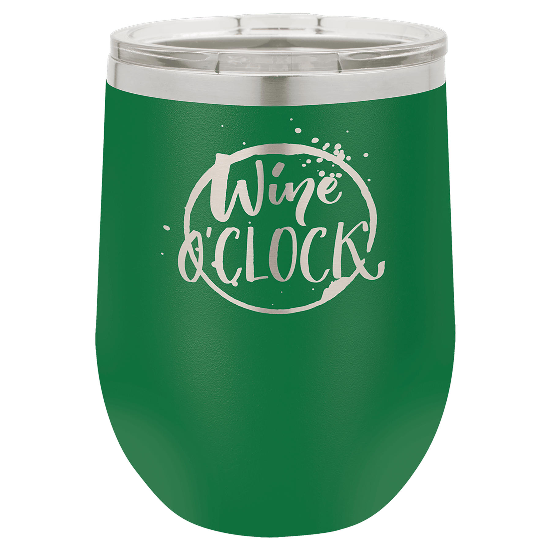 12 Oz. Stainless Steel Vacuum Insulated Stemless Wine Tumbler With Lid