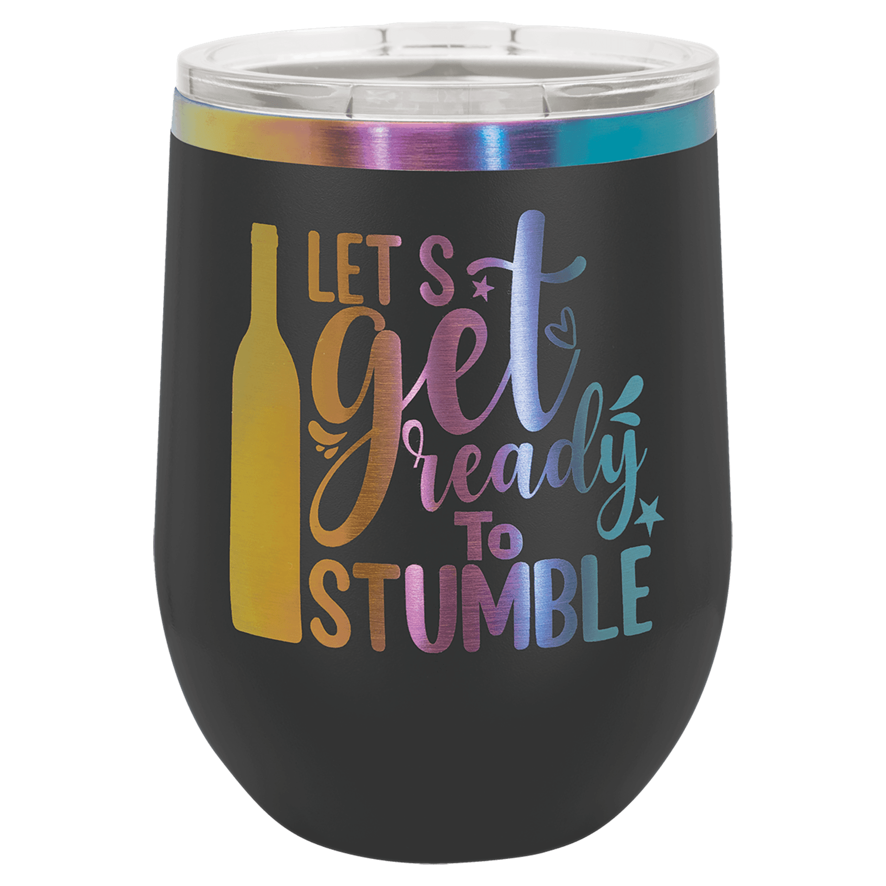 Polar Camel 12 Oz. Vacuum Insulated Stemless Wine Tumbler With Lid