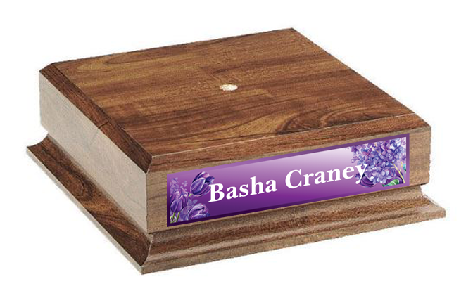 Cherry Finish Flat Bases