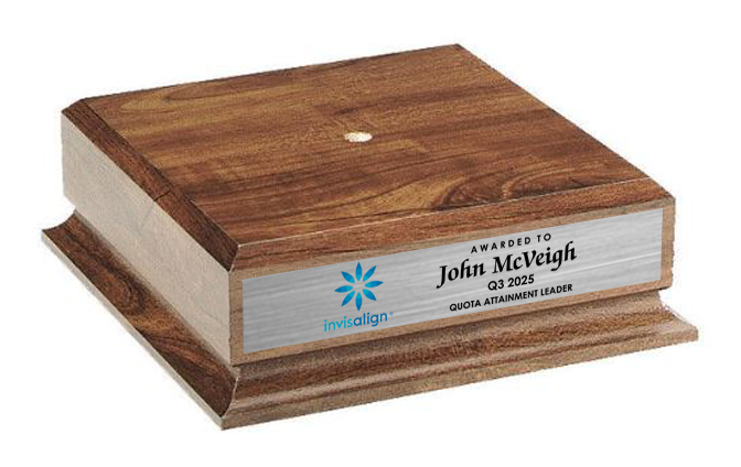 Cherry Finish Flat Bases