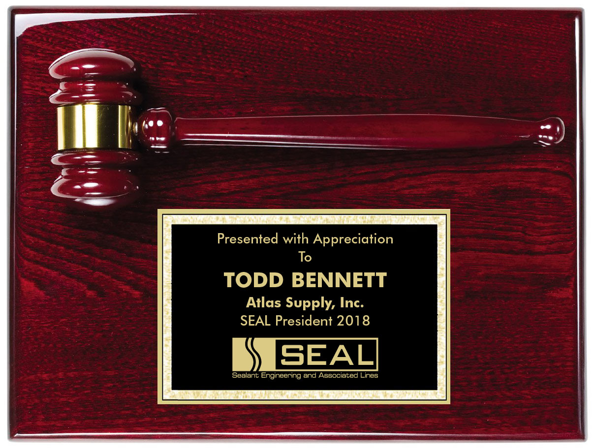 Gavel Plaque