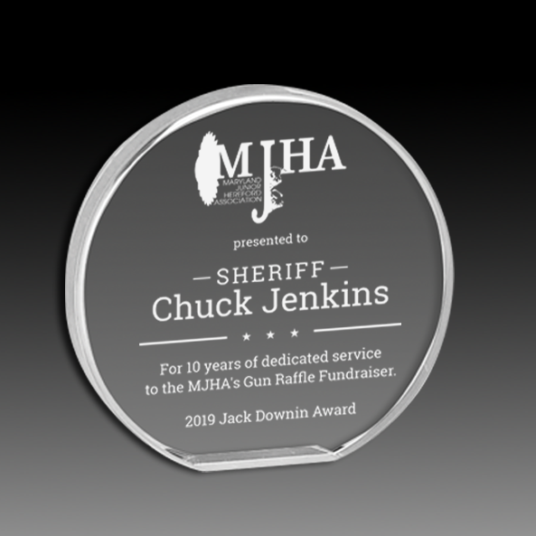 Acrylic Circle Award