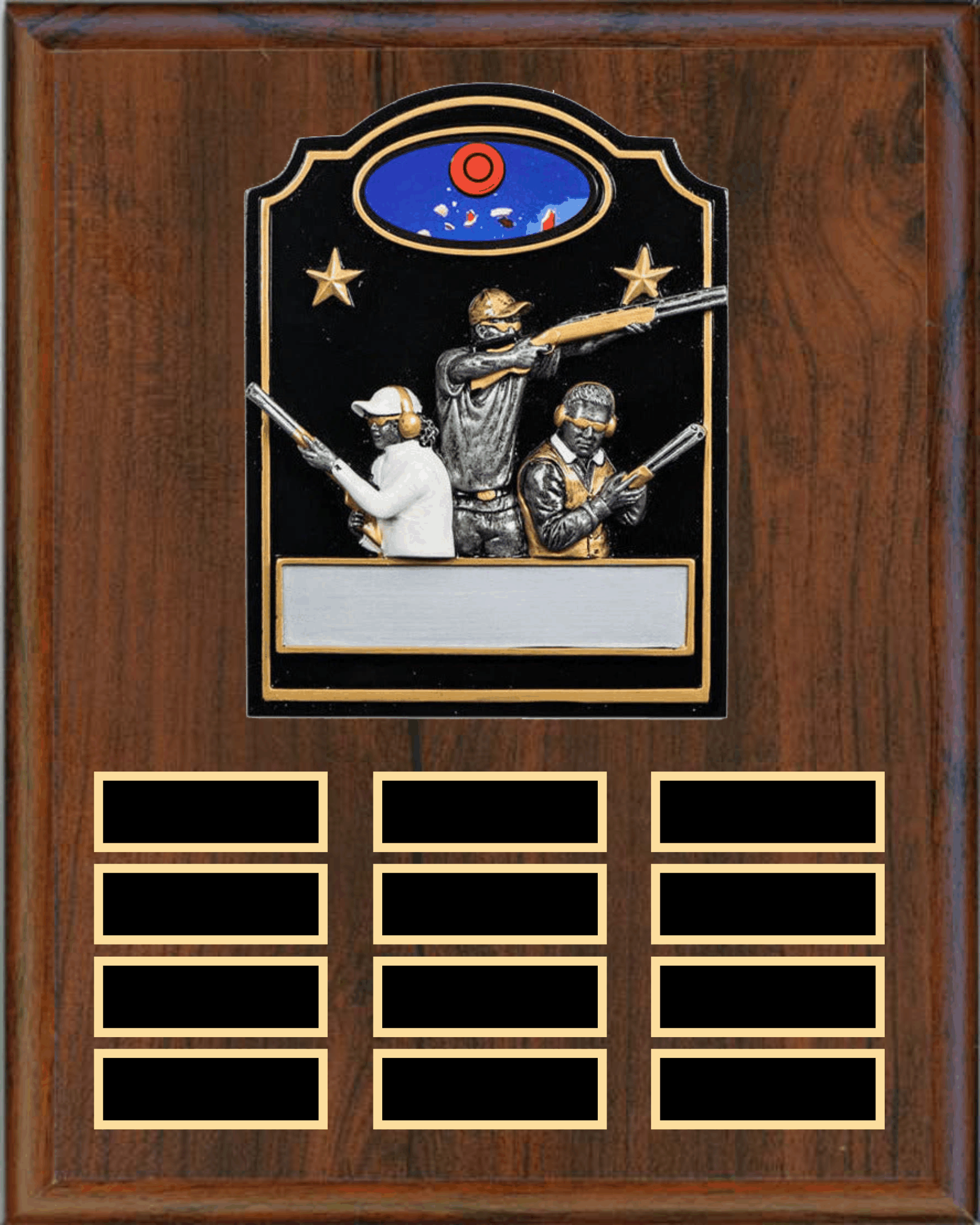 Perpetual Plaque with 12 Plates and RESIN