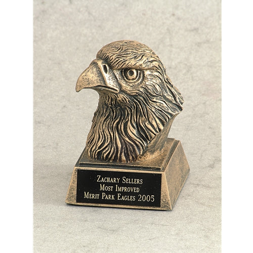 Eagle Head Resin Trophy