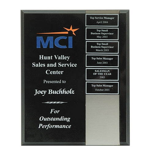 Black Plaque With Perpetual Magnetic Tiles