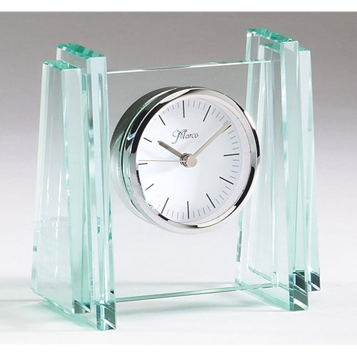 Glass with Embedded Clock