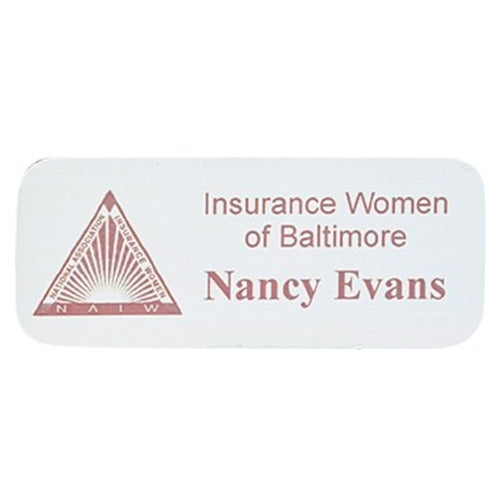 1.25" X 3" Laser Engraved Name Badge