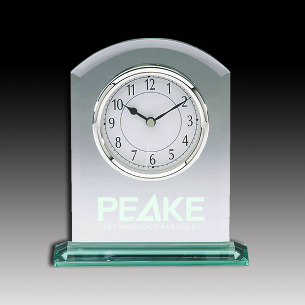 6.5" Glass Clock