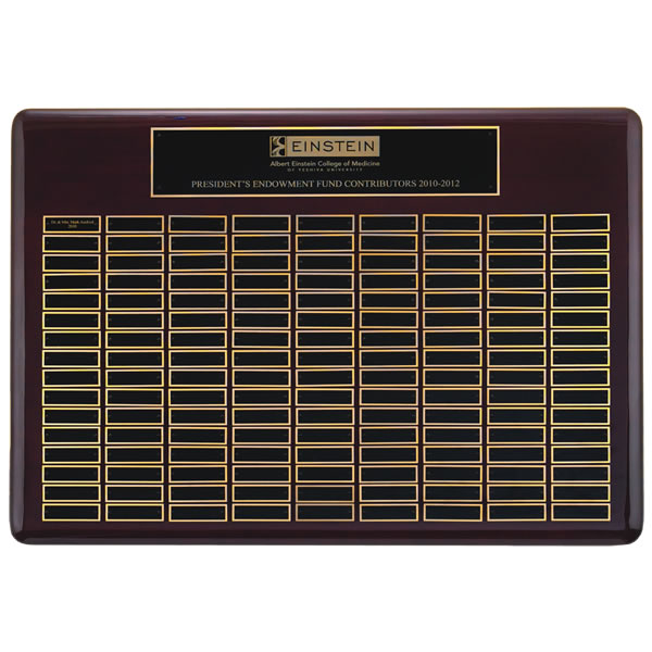 Perpetual Rosewood Piano Finish Plaque (144 Plates)