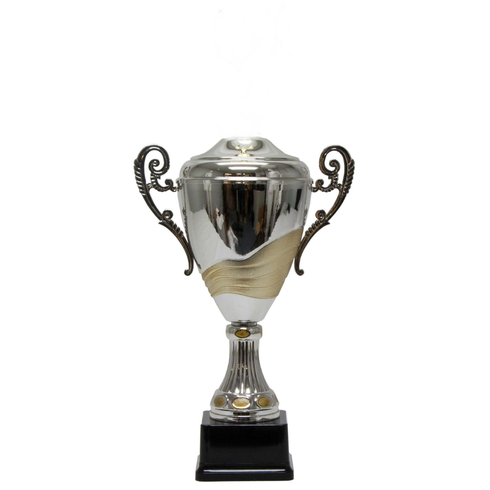 Two-Tone Loving Cup W/Figure