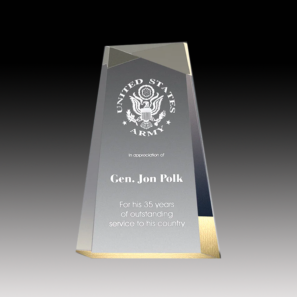 Faceted Wedge With Highlights