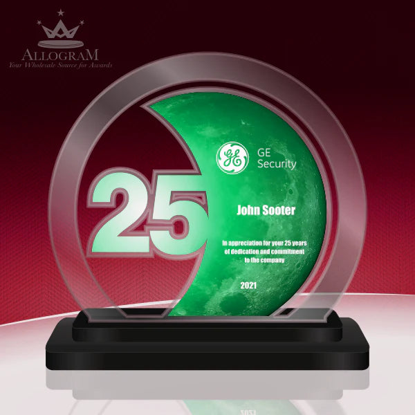Years Of Service Acrylic Circle In Choice Of Color